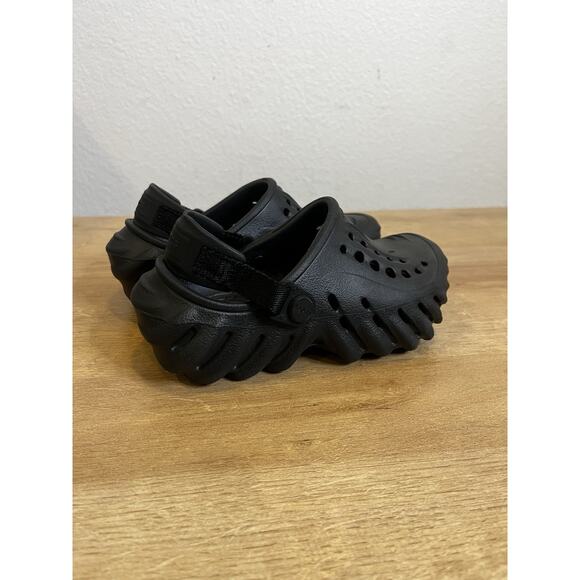 Crocs Echo Clogs Gray Kids Size 10 Like New- Toddler - Picture 6 of 9